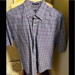 Like New Condition Austin Reed Button Down Plaid Shirt Size Large #MSOC#16